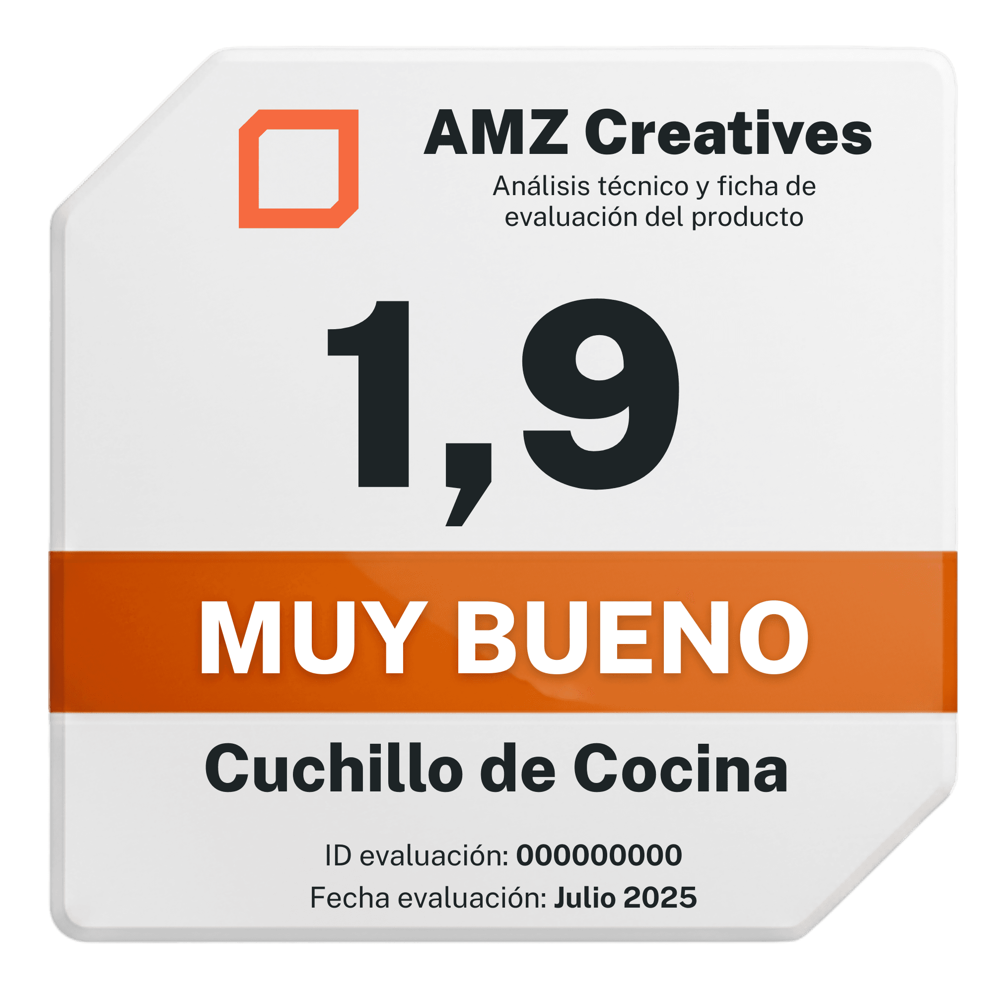 Certificado Muy Bueno